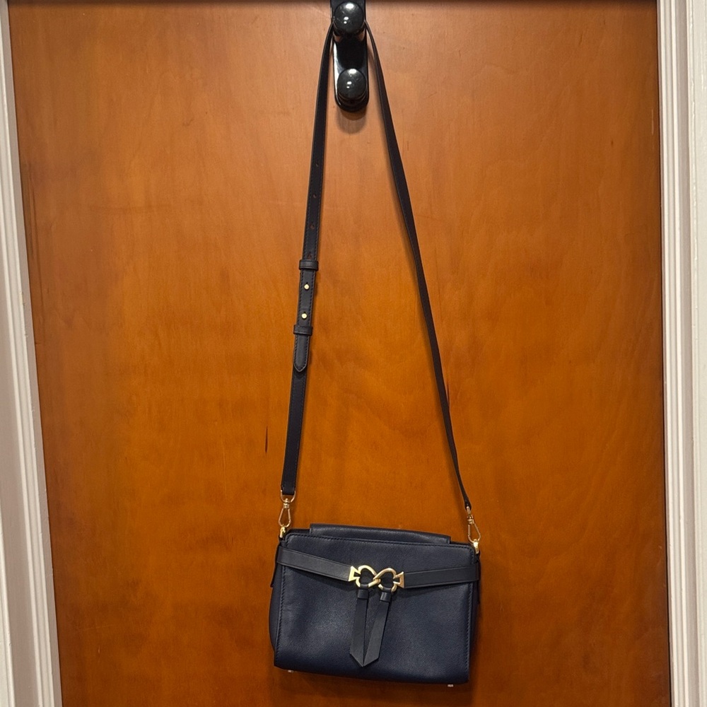 Elegant Navy Blue Crossbody Bag